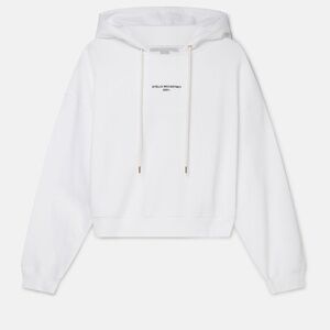 Stella McCartney Iconic “2001” White-hooded Sweatshirt